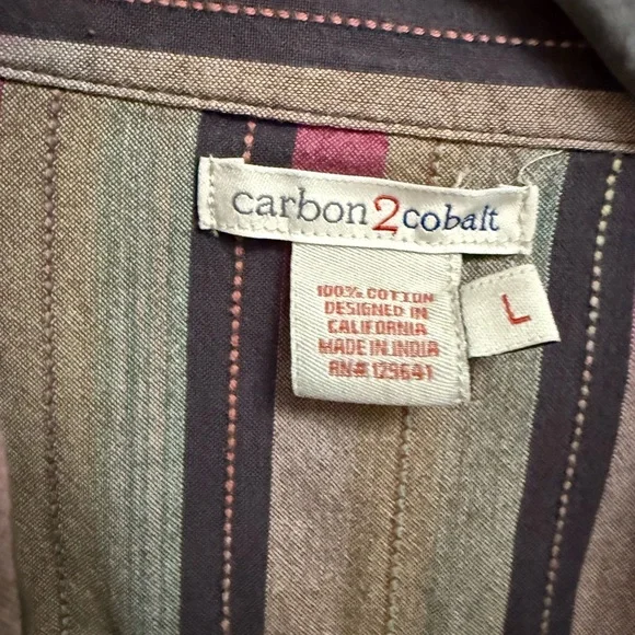 Carbon 2 Cobalt Short Sleeve Button up - Picture 3 of 3